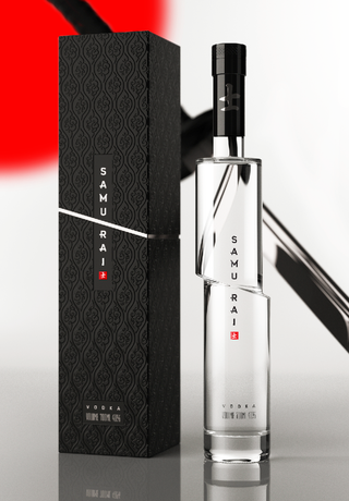 Samurai Vodka bottle