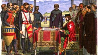 King John approves the Magna Carta