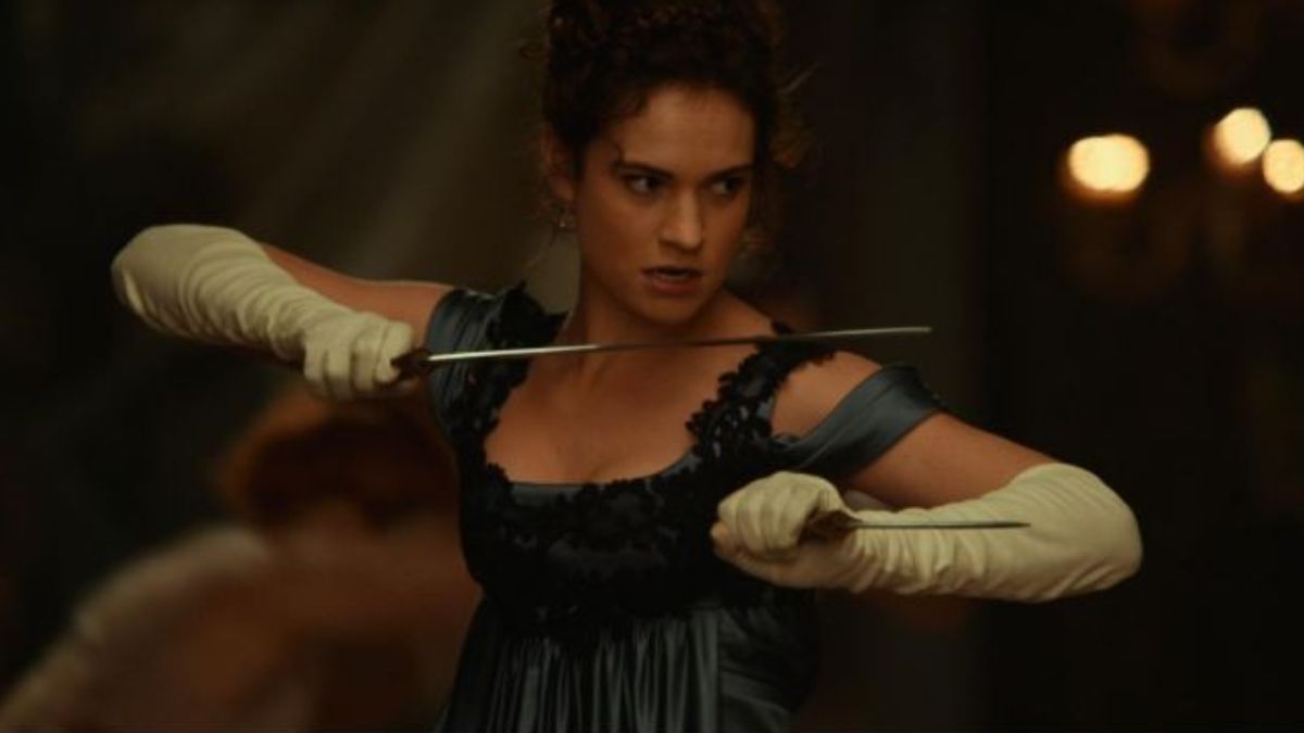 Lily James in Pride And Prejudice And Zombies