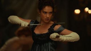 Lily James in Pride And Prejudice And Zombies