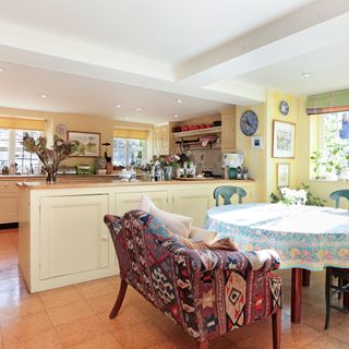 kitchen with dining table