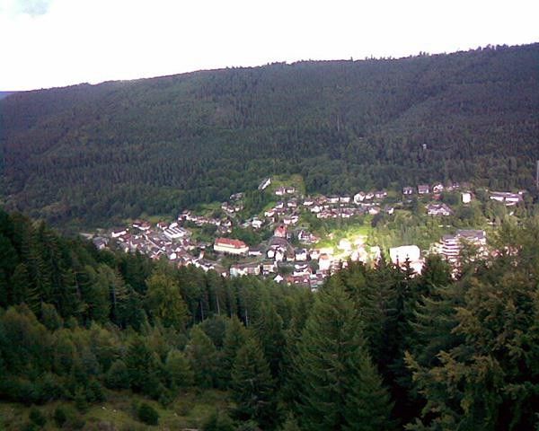 View of Bad Wildbad from the top.