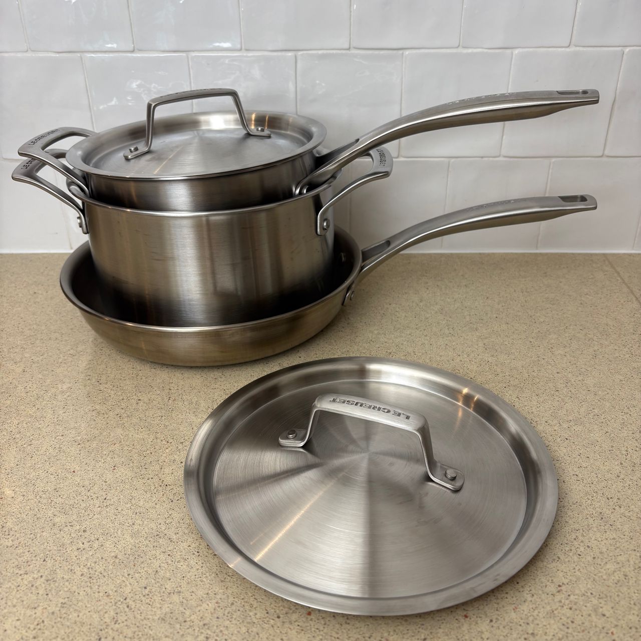 Testing Le Creuset's stainless steel pan set