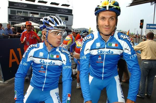 Damiano Cunego and Ivan Basso