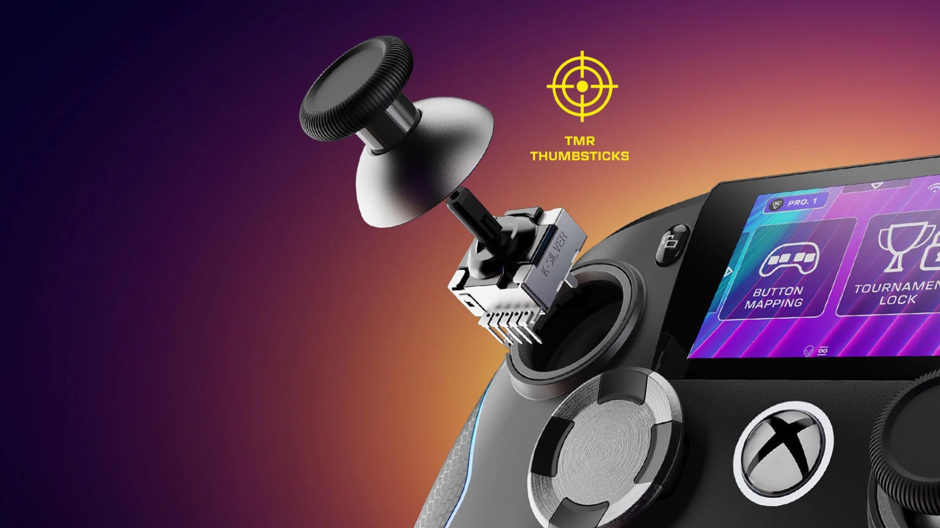 The Turtle Beach Stealth Ultra 2 and its disassembled TMR sticks