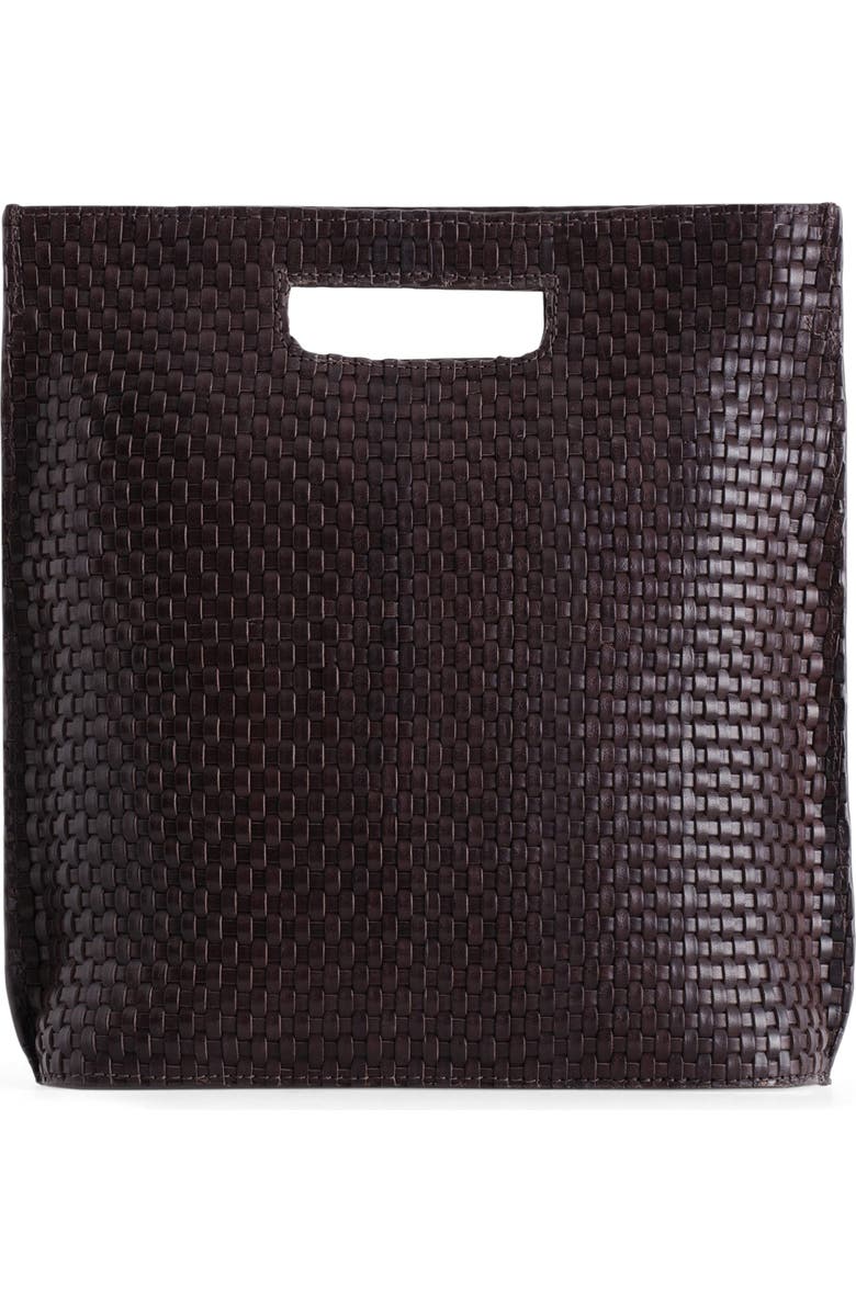 Braided Leather Tote