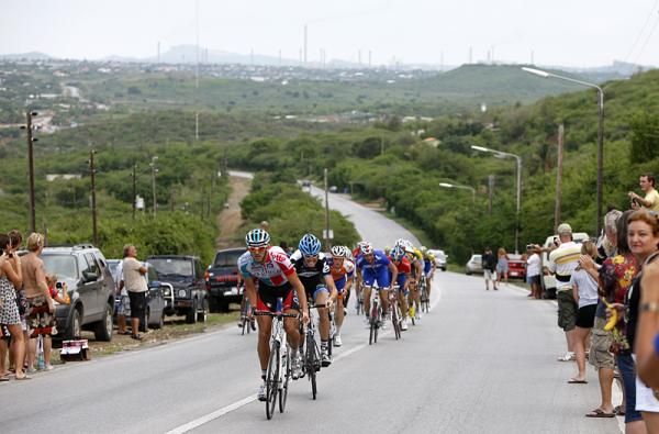 Vanendert leads up the climb