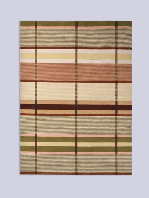 Erno Check Tufted Pure Wool Rug