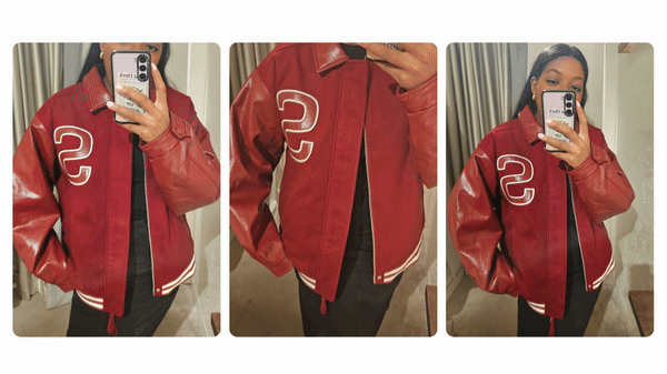 spring jacket try on