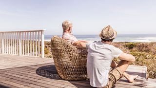 IKEA and Pinterest new tool Recovation: image of two men on decking at the beach