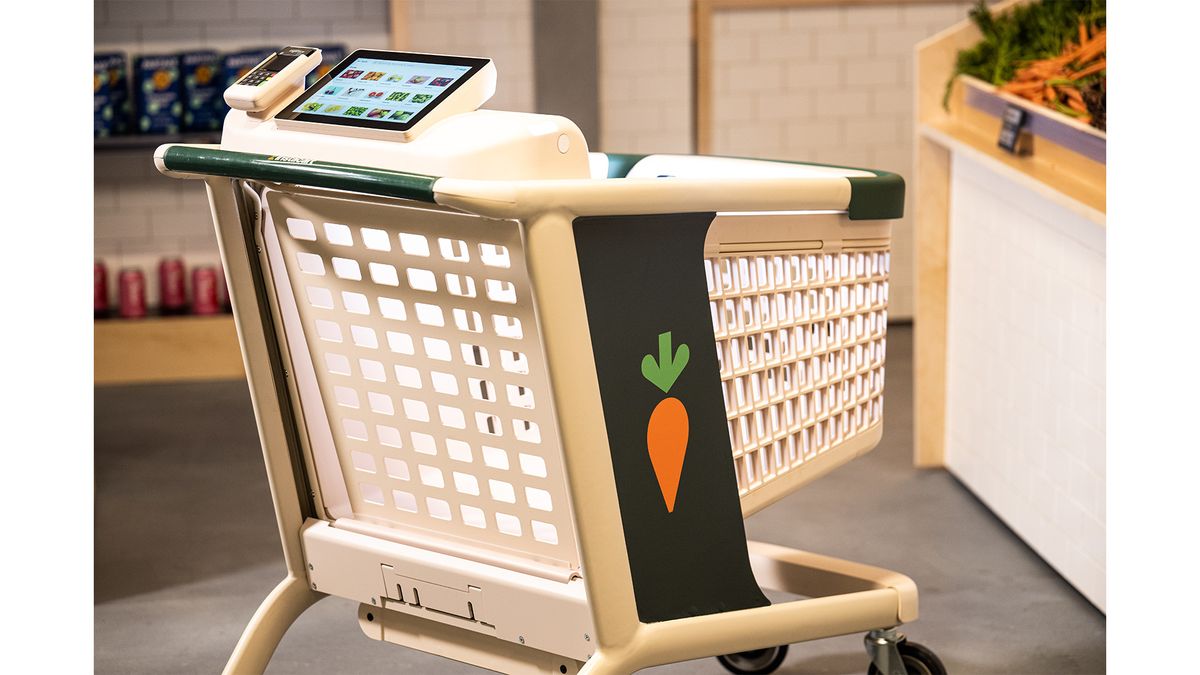 Instacart’s new service lets you skip the checkout line with smart shopping cart