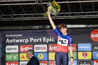 Audrey Cordon-Ragot's third at the Antwerp Port Epic picked up valuable points for Human Powered Health