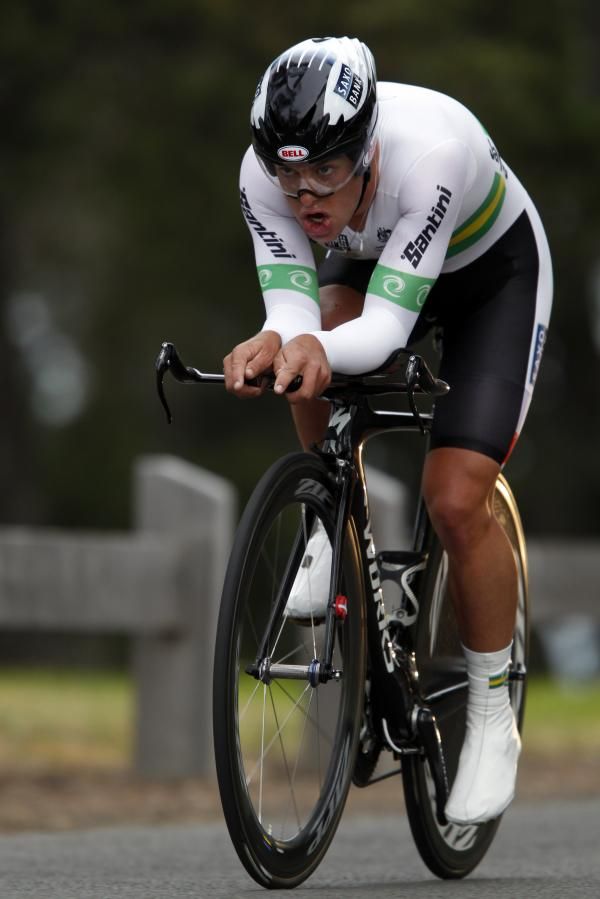 Richie Porte (Australia) was close to a medal before his home fans