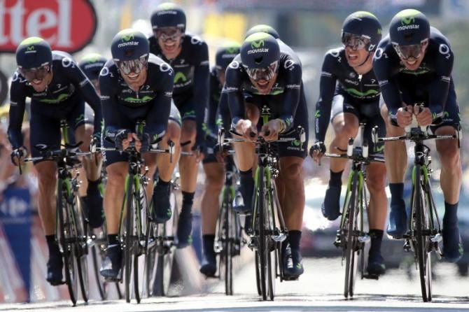 Movistar put in a strong ride for 7th place