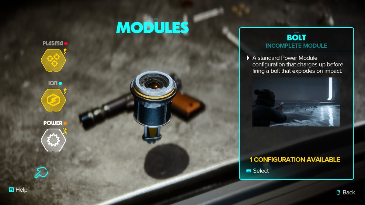 Star Wars Outlaws break walls - Power Bolt module