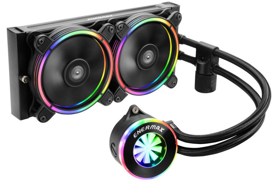 Enermax releases an allinone RGB liquid cooler with a builtin flow