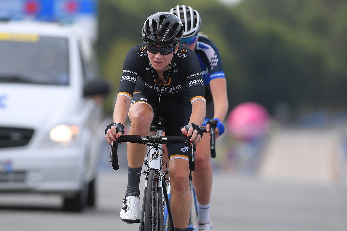 Amy Cure at the GP de Plouay
