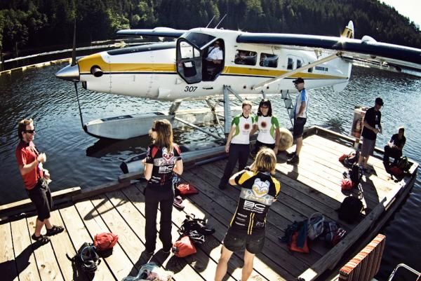 Float planes are the best way to get around up here