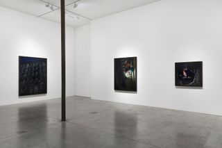 Installation view of Scenes from the Blackout at Victoria Miro, London