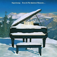 The first Supertramp album to go gold in the US, Even In The Quietest Moments... put the band back on track after a slight wobble with Crisis? What Crisis?
It was recorded at Caribou Ranch Studio set in the Rocky Mountains: the perfect backdrop for that famous cover shot of
a snow-laden grand piano.
Give A Little Bit was the key to this album’s success, hitting the US top 20 and preparing the way for Breakfast In America to follow. But Supertramp remained a progressive rock band at heart, as evidenced by the 11-minute, quasi-religious Fool’s Overture.
