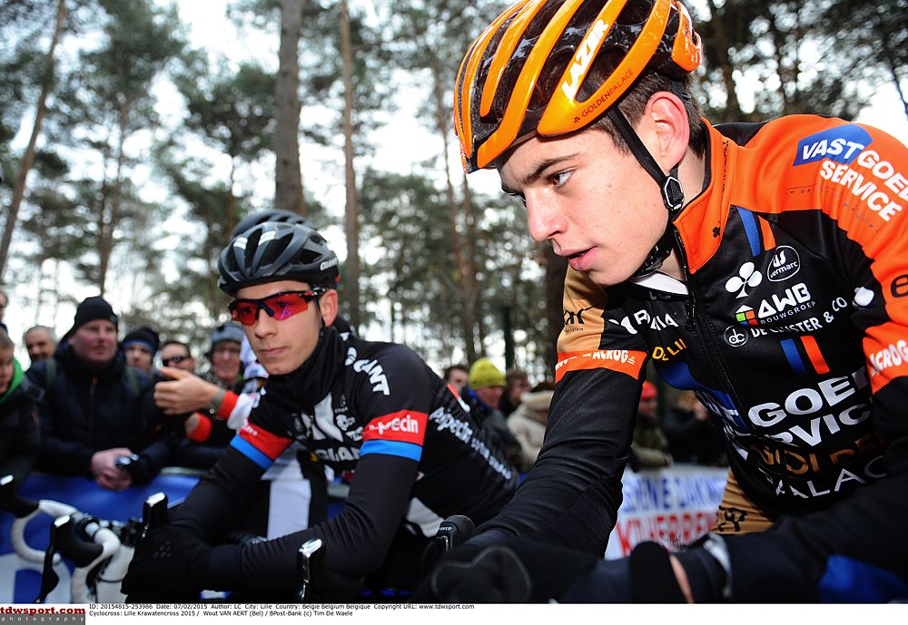 Wout Van Aert was second on the day