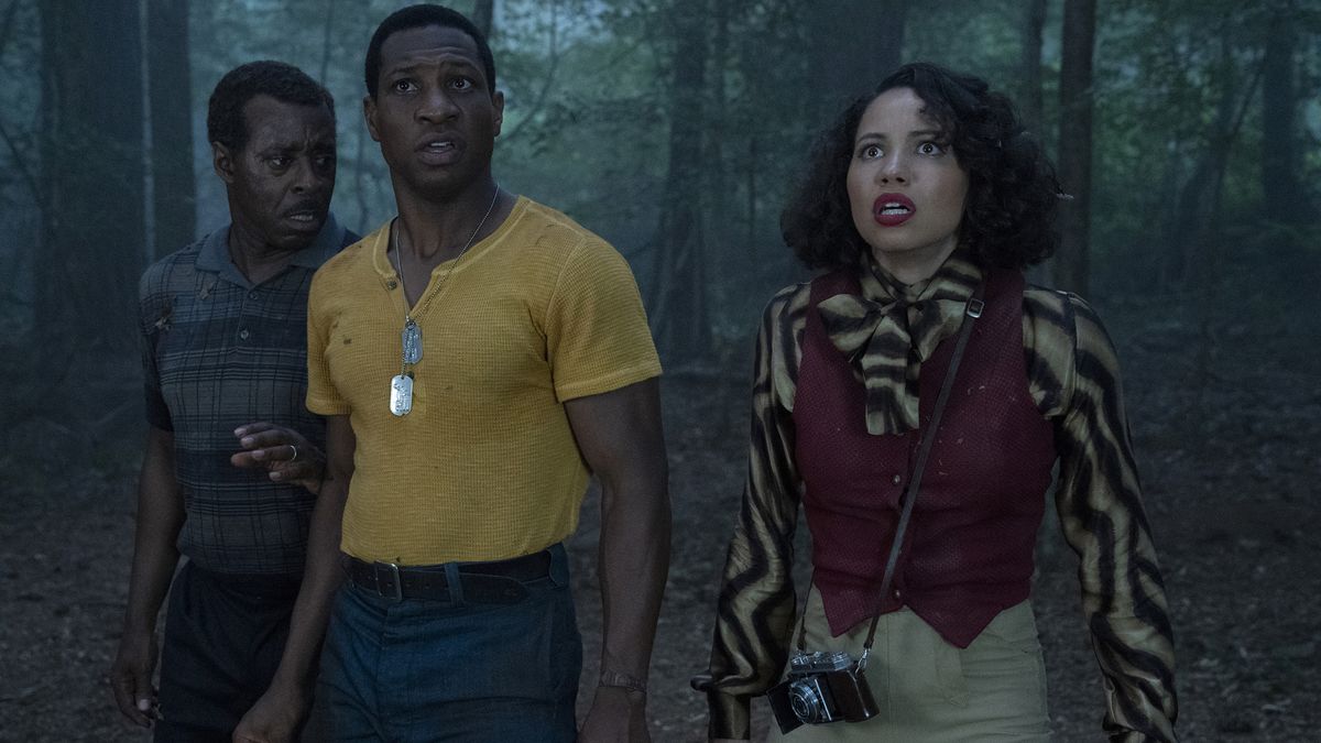 Courtney B. Vance, Jonathan Majors, Jurnee Smollett in Lovecraft Country on HBO.