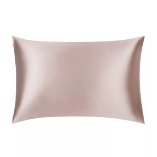 John Lewis Organic Mulberry Silk Standard Pillowcase, Pale Pink