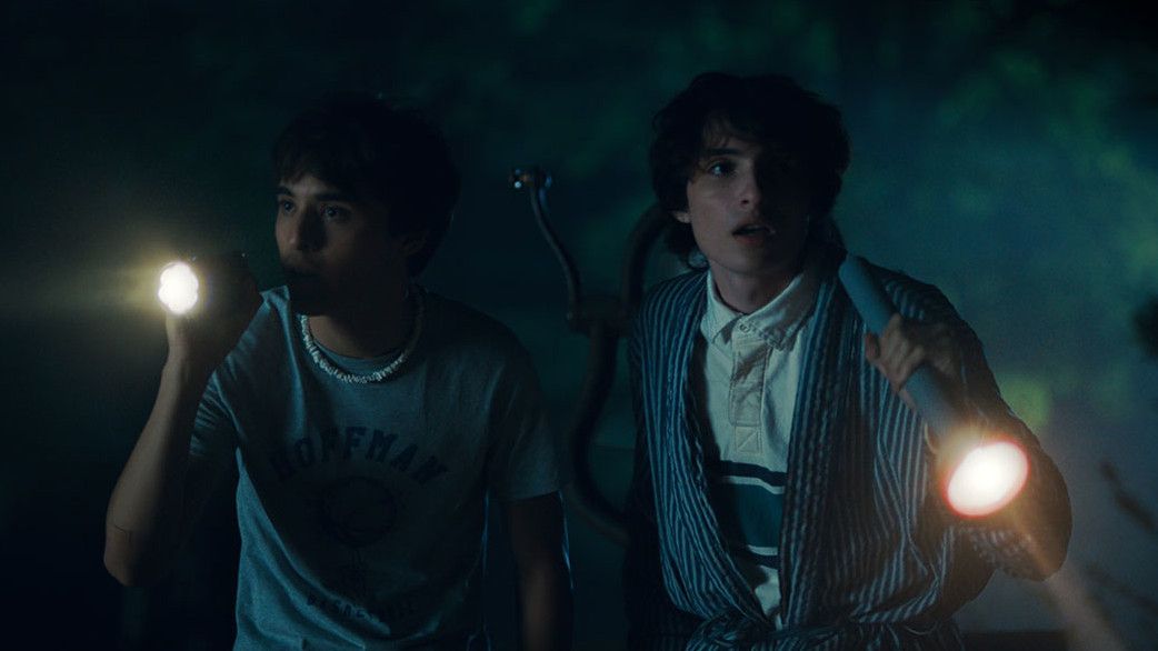 Billy Byrk and Finn Wolfhard in Hell of a Summer