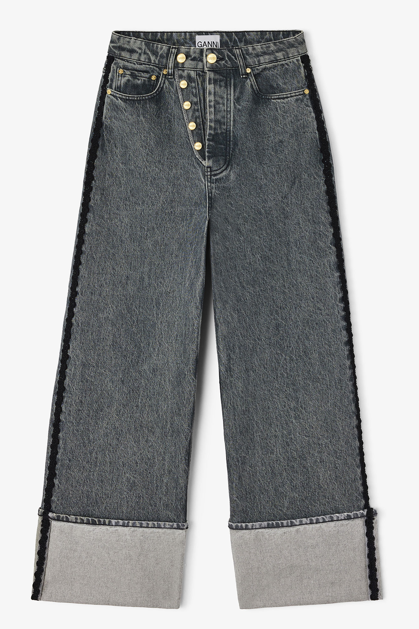 Double Fly Baggy Jeans