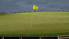 A flag blows in the wind at The Players Championship