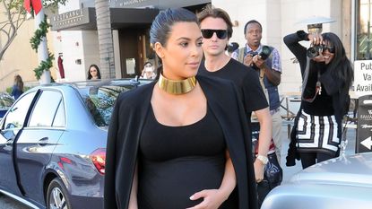Pregnant Kim Kardashian