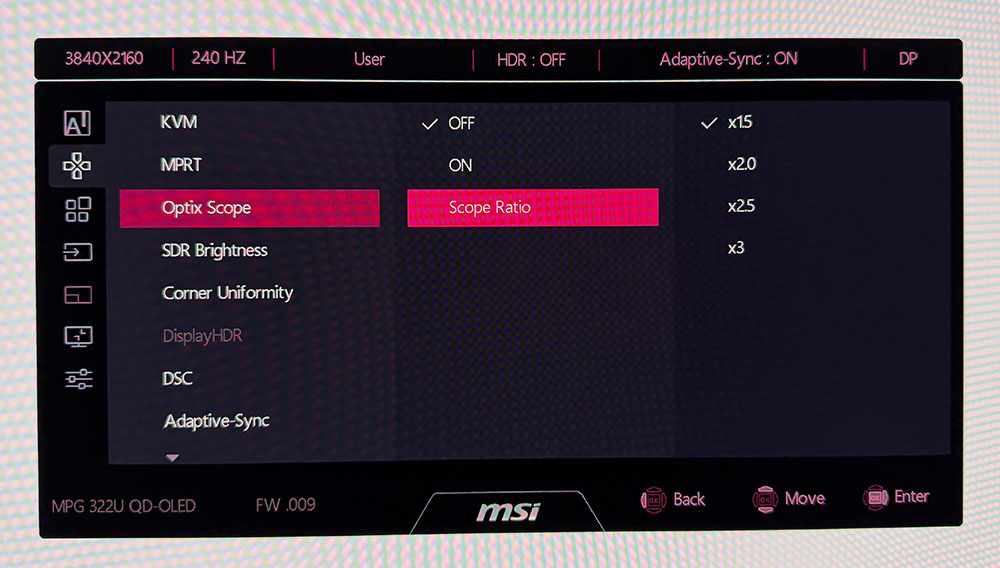 MSI MPG 322UR QD-OLED X24