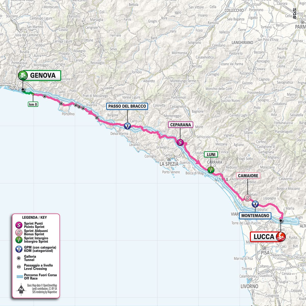 2024 Giro d'Italia maps and profiles