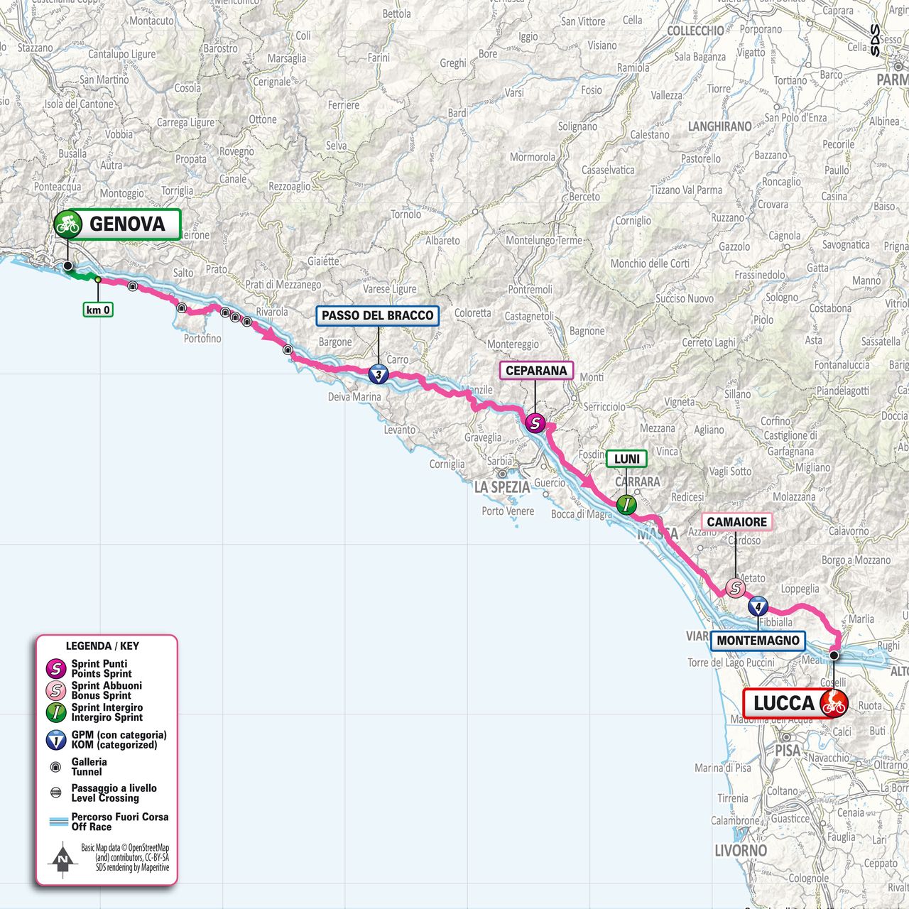 2024 Giro d'Italia maps and profiles