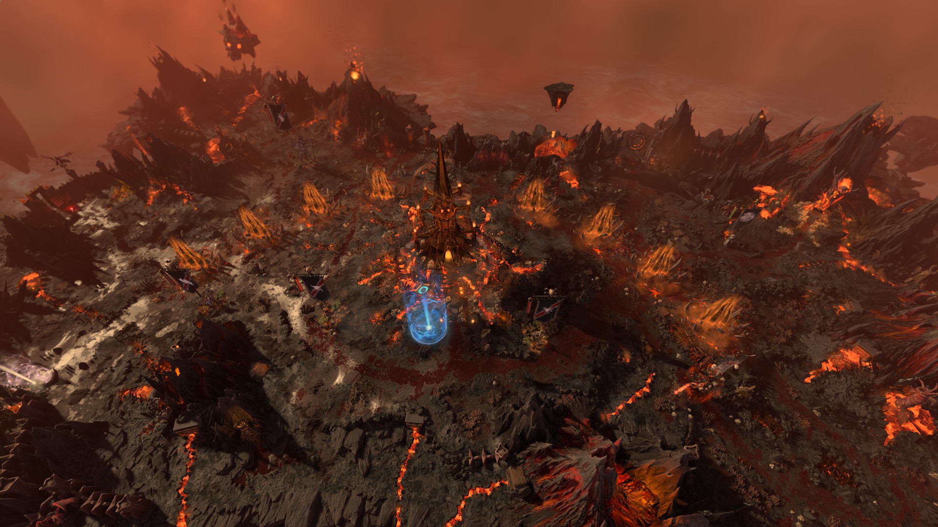 Khorne's Chaos realm in Total War: Warhammer 3