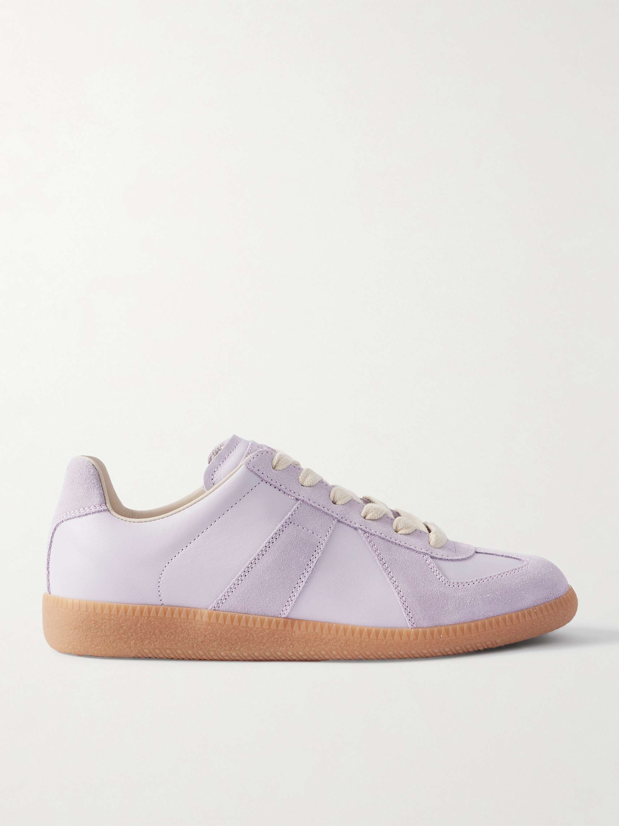 Replica Suede and Leather Sneakers