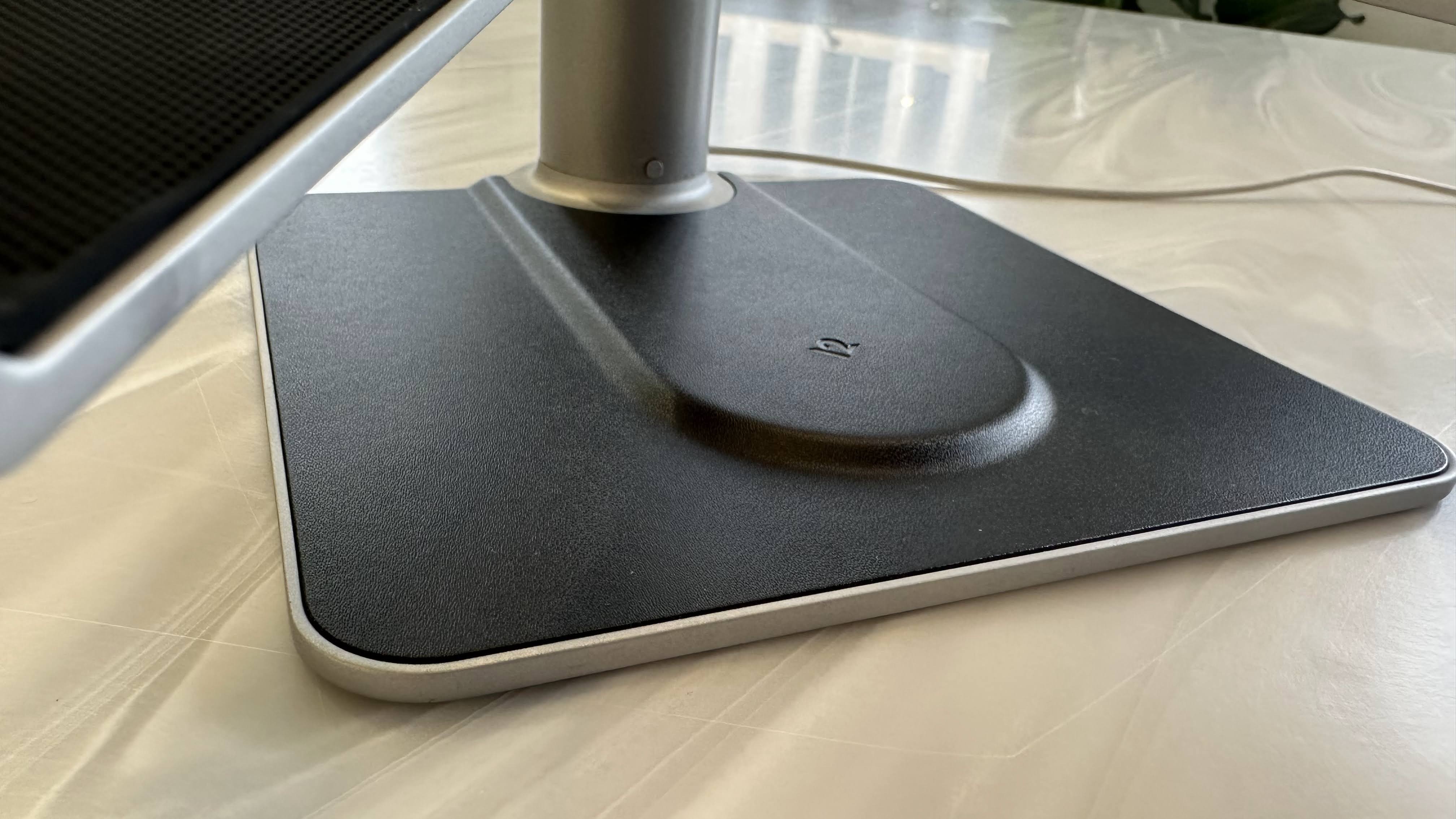 Twelve South HiRise Pro MacBook stand on a marble surface in an office