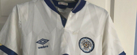 Bid for Leeds' 1991 home shirt on eBay