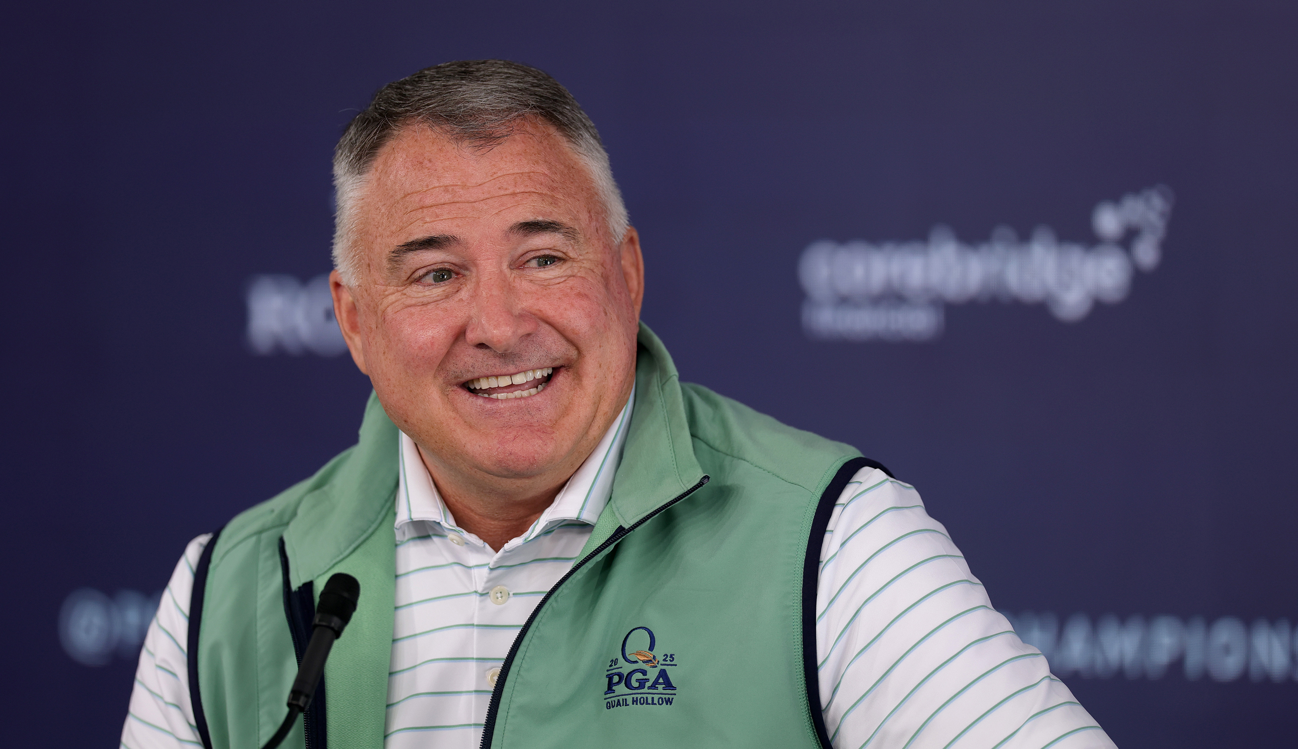 Don Rea speaks in a press conference