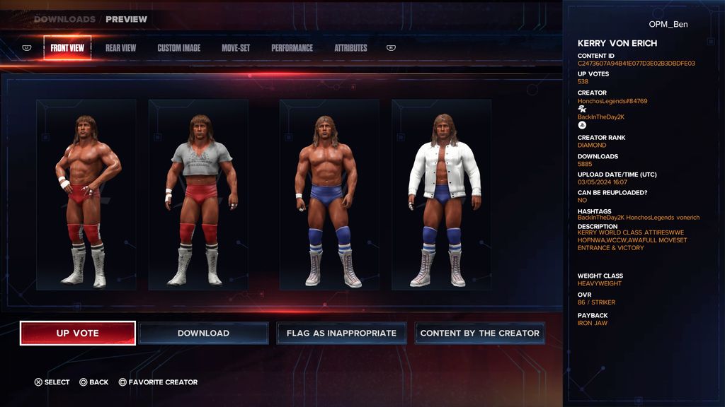 The best WWE 2K24 CAWs for you to download right now | GamesRadar+