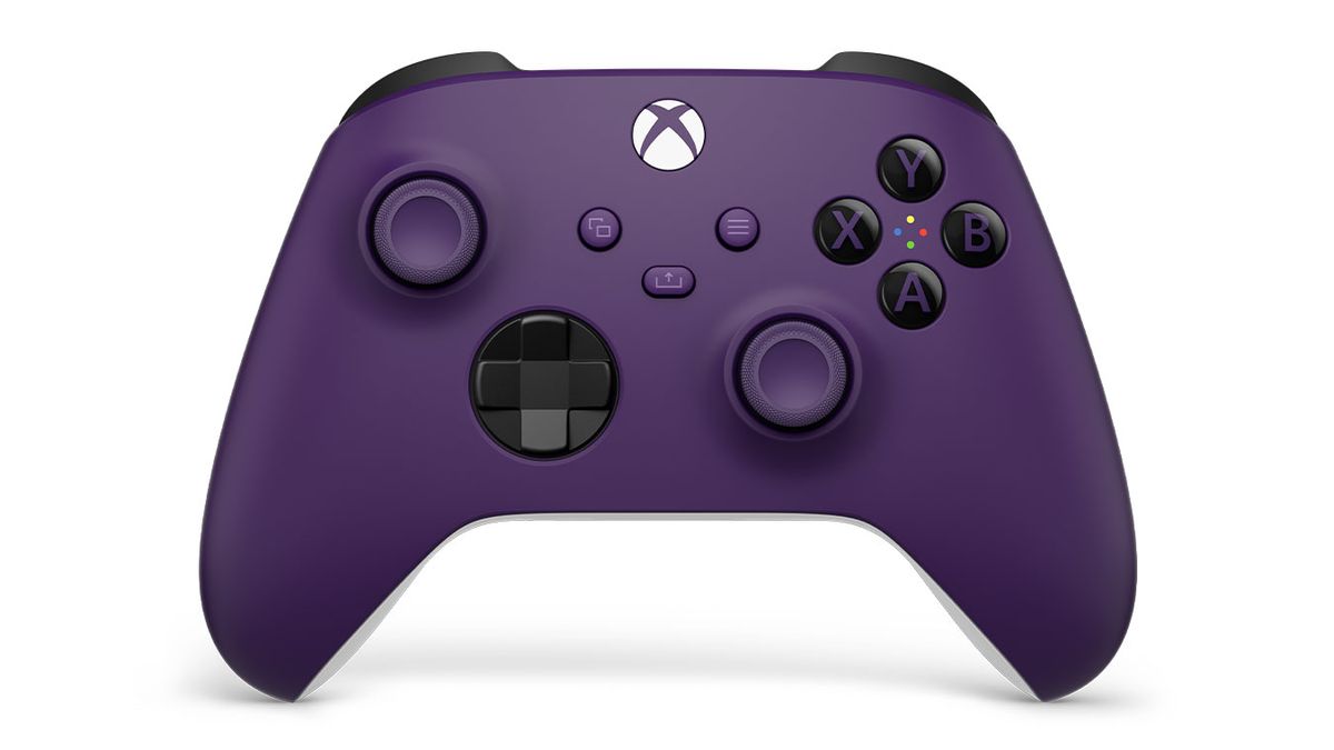Xbox Series X|S wireless controller in Astral Purple.