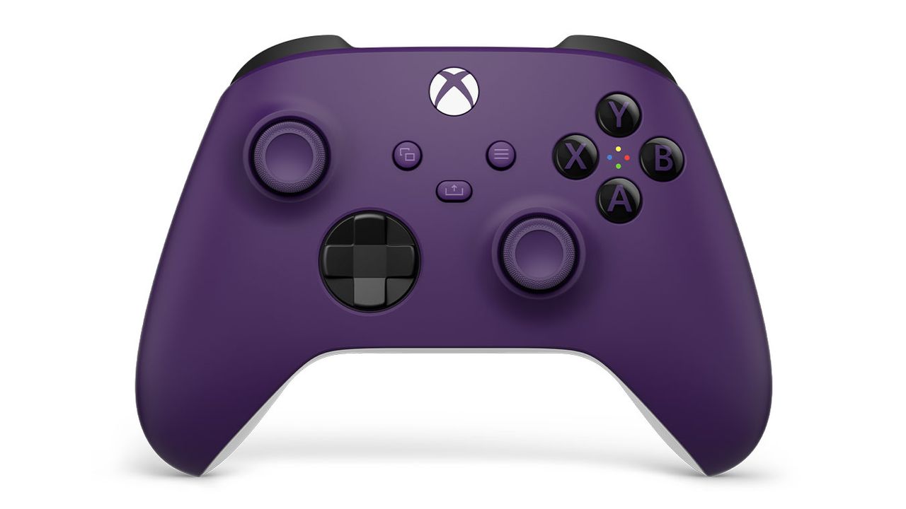 Xbox Series X|S wireless controller in Astral Purple.