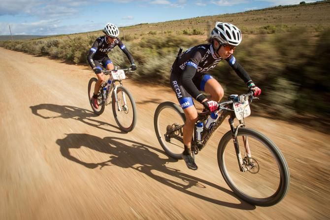 Annika Langvad (R) and Ariane Kleinhans (L)