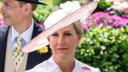 Duchess Sophie’s Ascot white shirt dress seen as she attends day two of Royal Ascot 2023