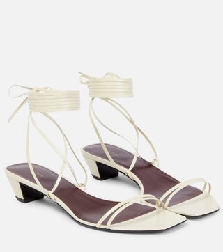 THE ROWGraphic leather sandals