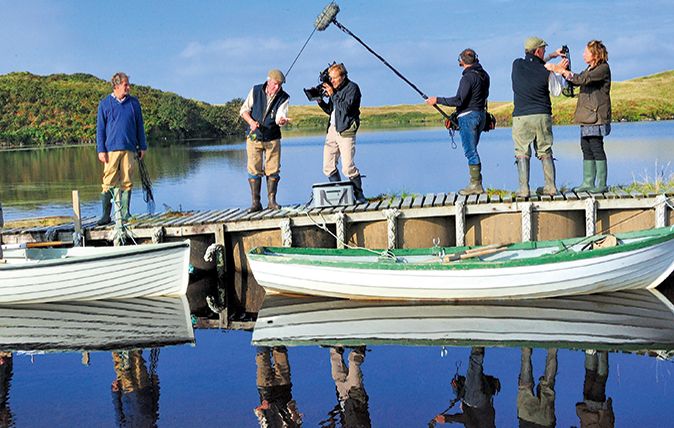 Filming in North Uist for Land of Hope and Glory