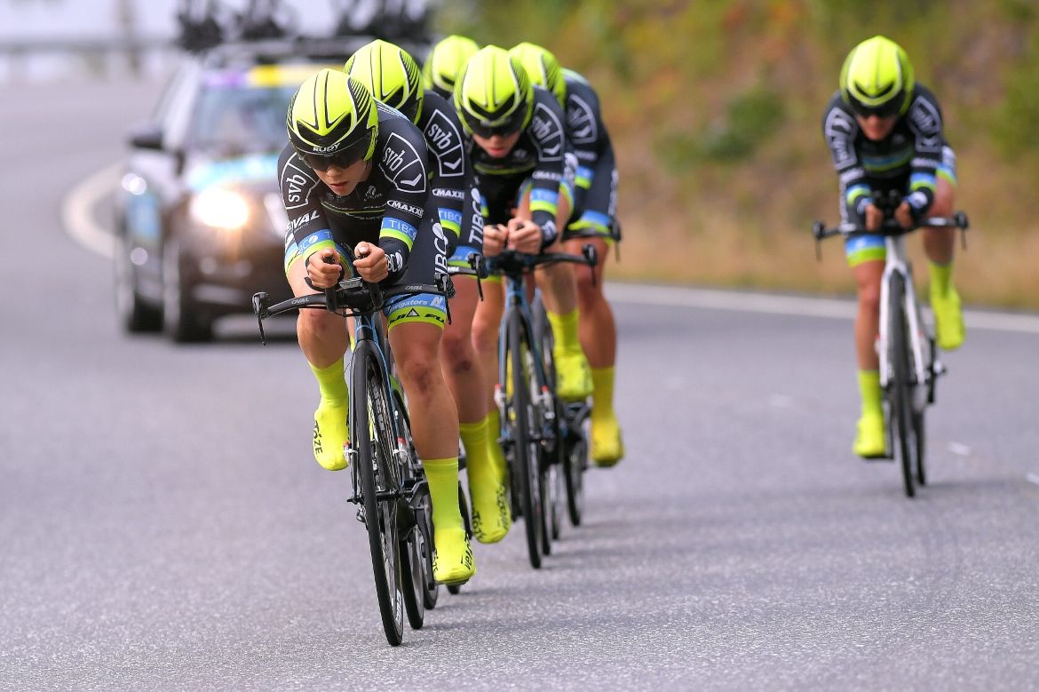 Team Tibco-Silicon Valley Bank in the Ladies Tour of Norway TTT