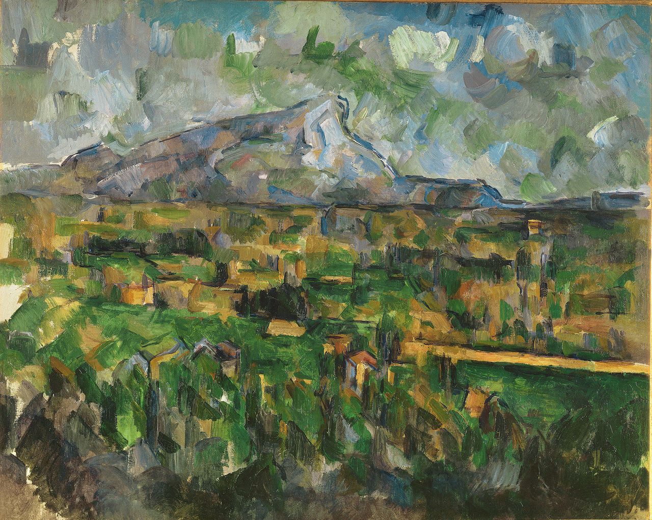 Paul Cezanne&#039;s Mont Sainte-Victoire (1902–06). Credit: Philadelphia Museum of Art, Gift of Helen Tyson Madeira