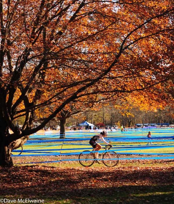 It was a picture perfect day for cyclo-cross racing.