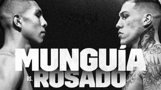 Poster to promote Munguia vs Rosado boxing fight
